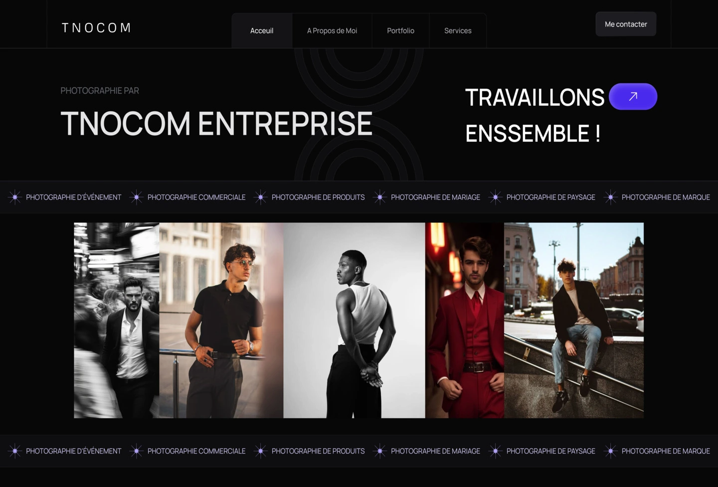 Conception d'un site vitrine - Développement Web